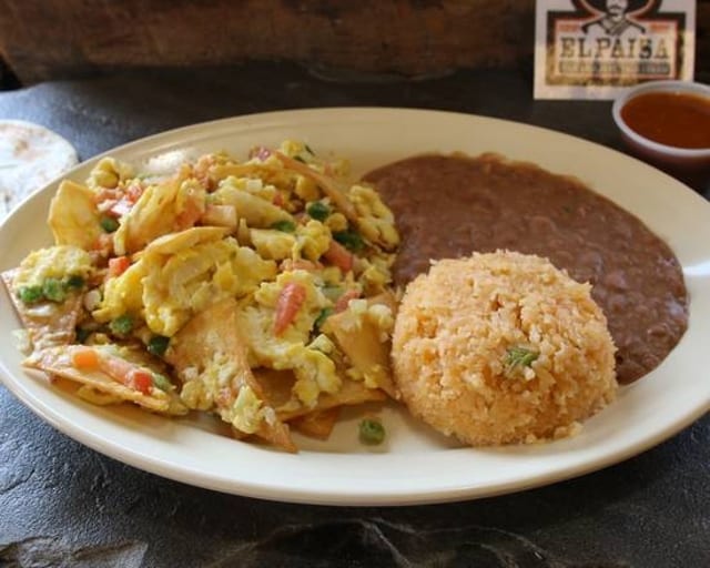 #1 A La Mexicana Plate.