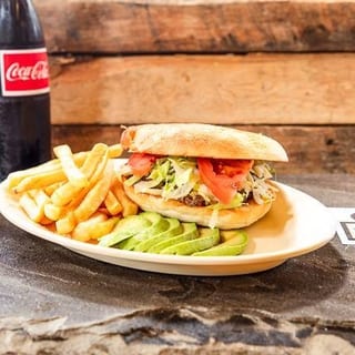 Torta Combo, Fries & Avocado