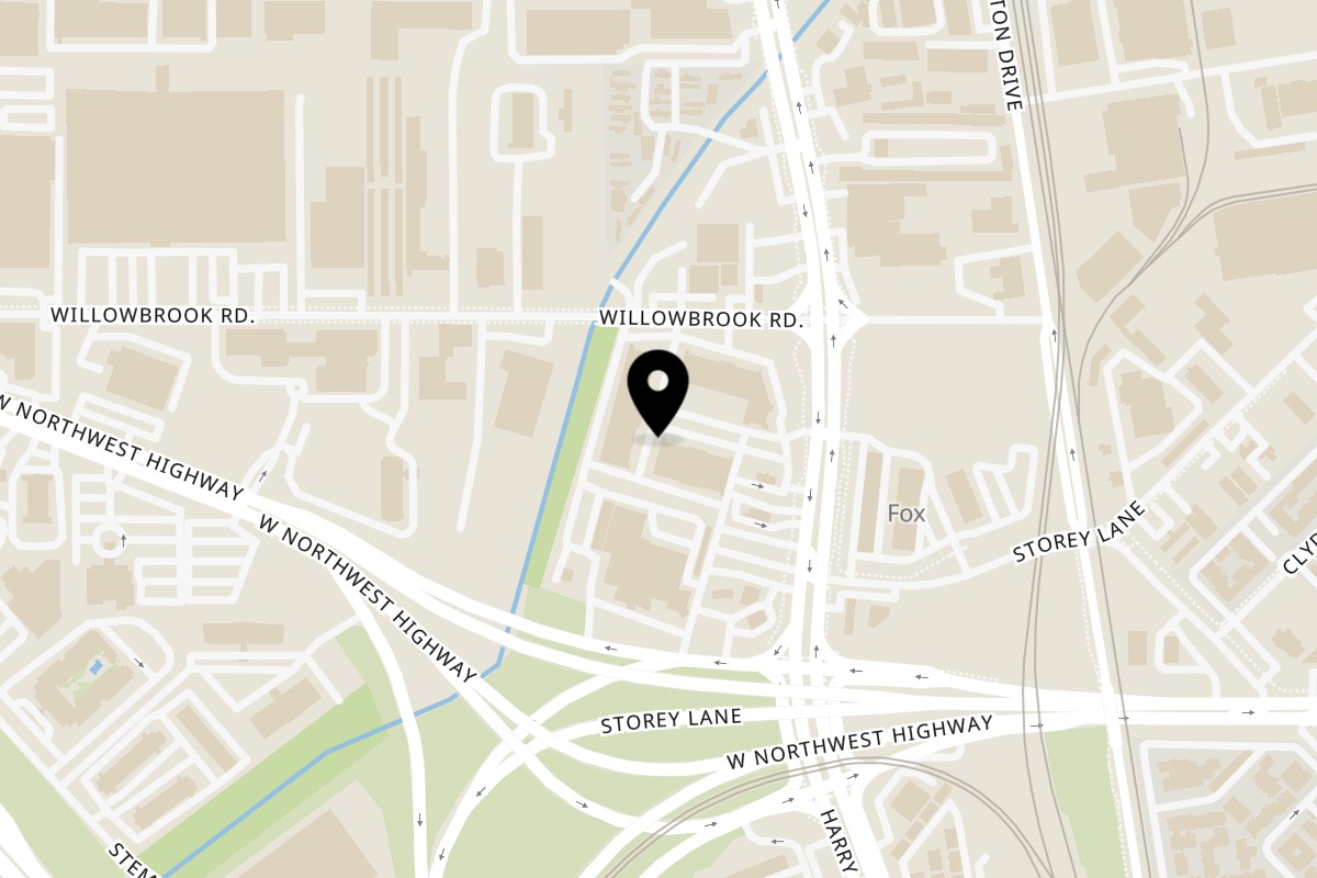 Map showing the location of El Paisa Cocina Mexicana Harry Hines on 10091 Harry Hines Blvd in Dallas